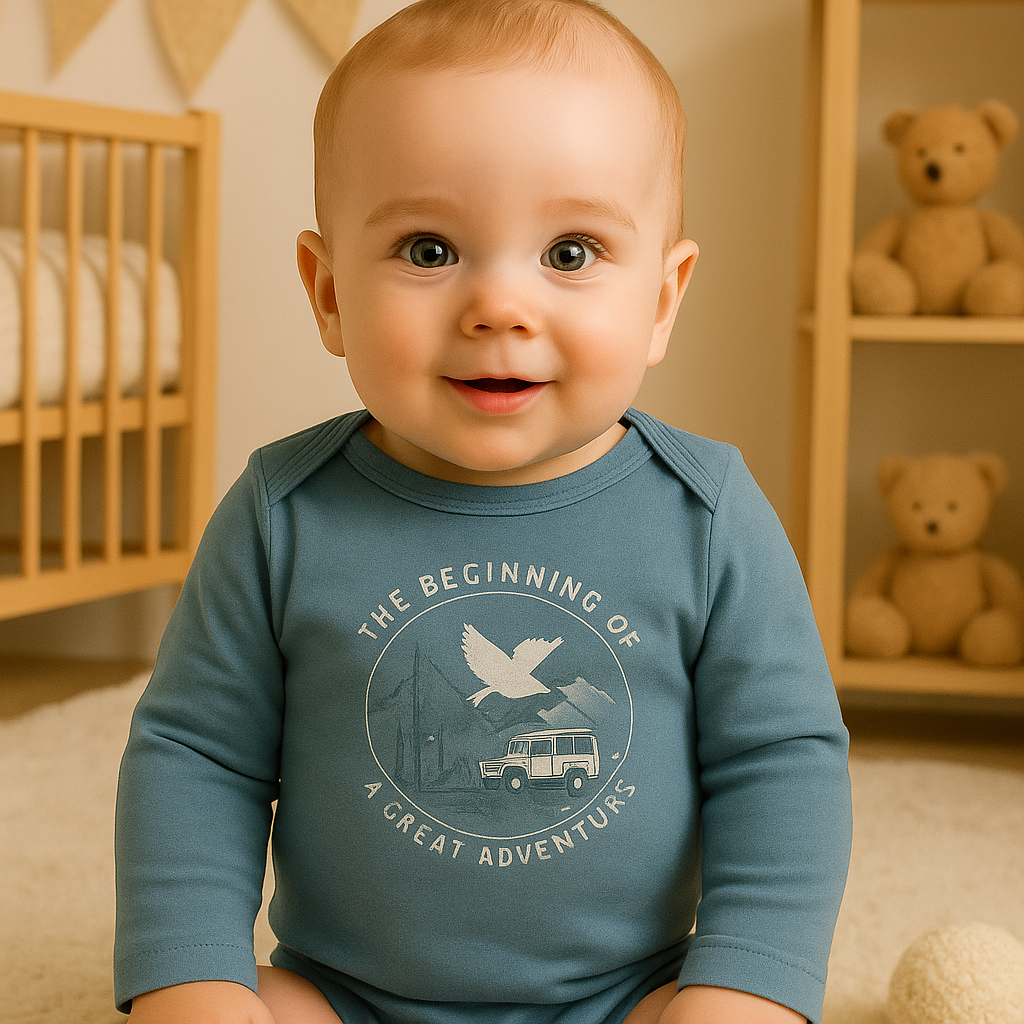 5-Pack Soft Cotton Baby Bodysuits – Cute & Comfy for Newborns