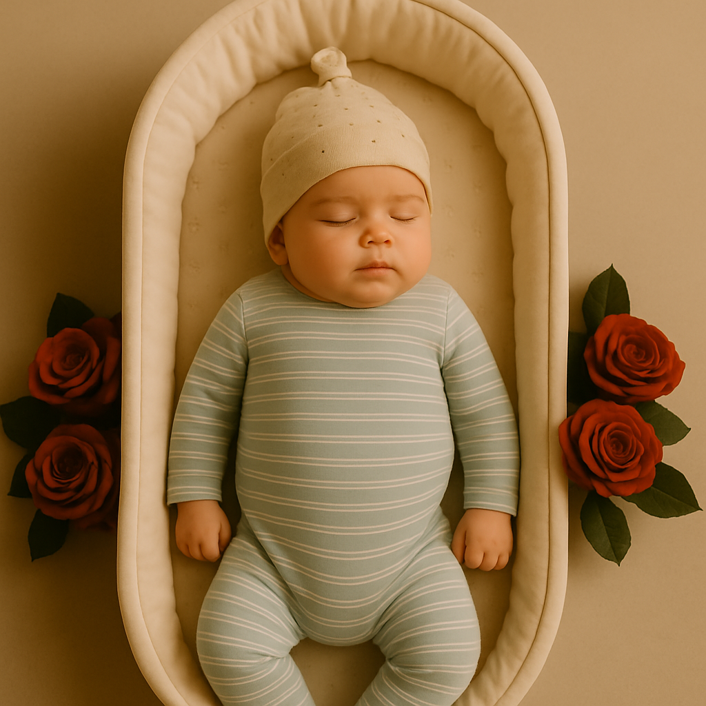 5-Pack Soft Cotton Baby Bodysuits – Cute & Comfy for Newborns