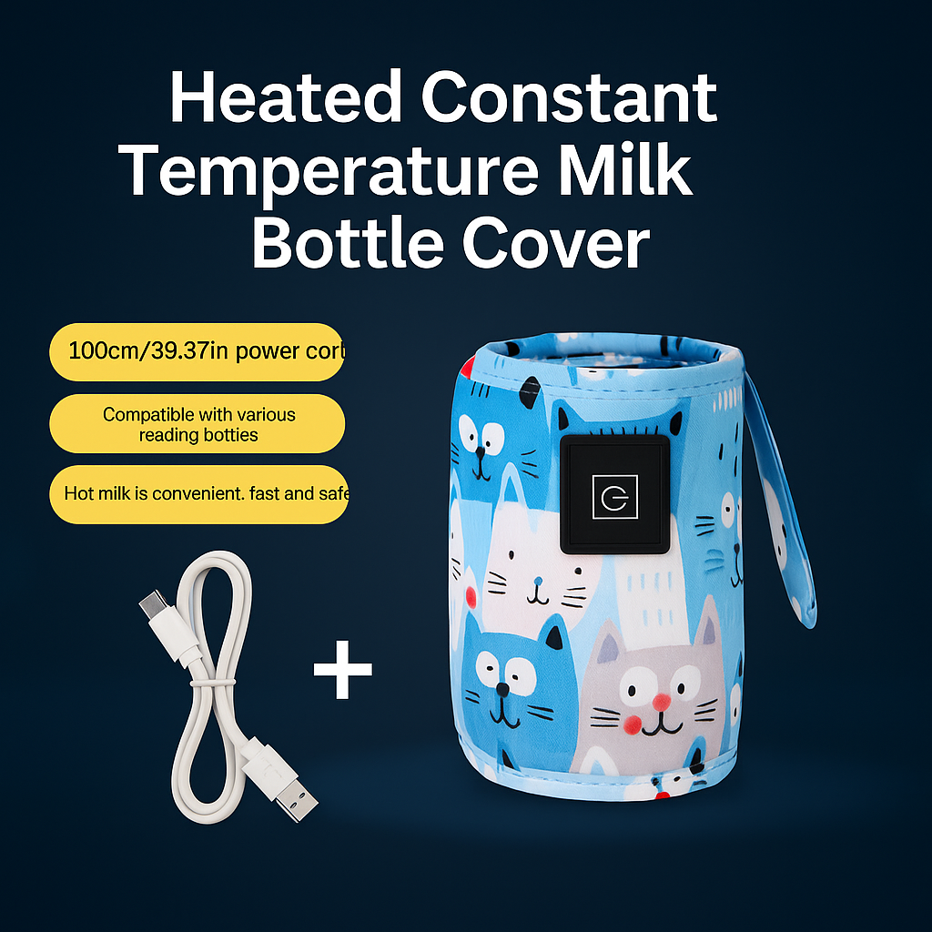 Keep Baby’s Milk Warm Anywhere – USB Bottle Warmer for Travel & Stroller | Perfect Gift for Moms
