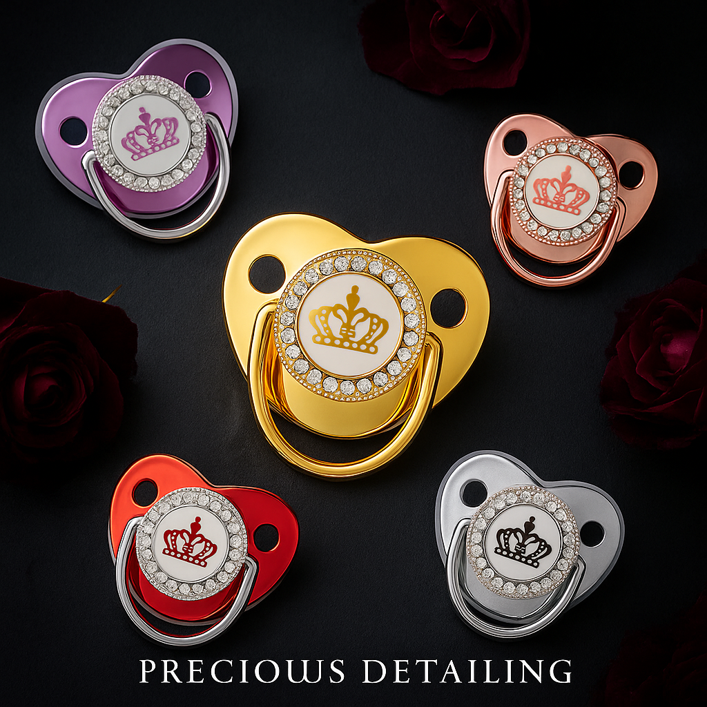 Premium Newborn Pacifier – BPA-Free Silicone Baby Dummy with "I Love Mum/Dad" Design | Perfect Baby Shower Gift
