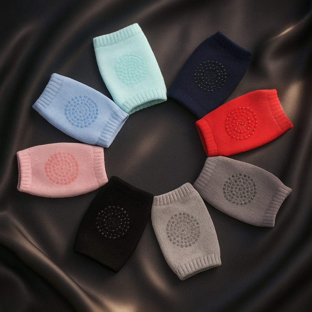 Non-Slip Baby Knee Pads – Soft Crawling Protection for Infants & Toddlers | Unisex Leg Warmers