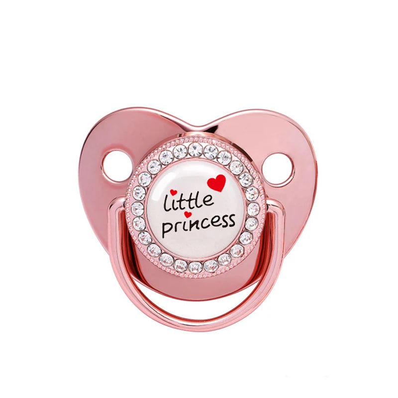 Premium Newborn Pacifier – BPA-Free Silicone Baby Dummy with "I Love Mum/Dad" Design | Perfect Baby Shower Gift