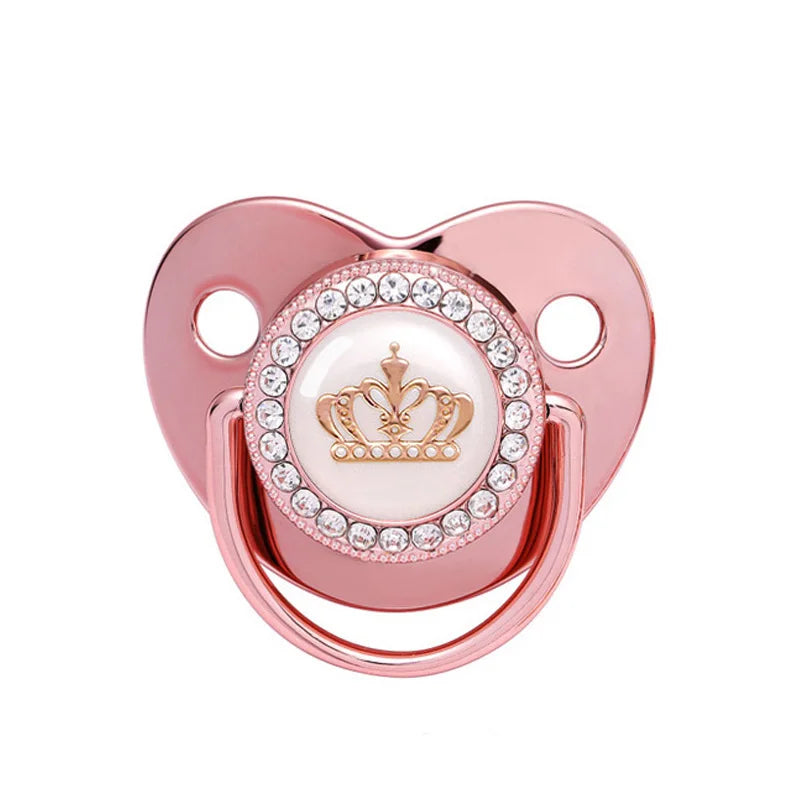 Premium Newborn Pacifier – BPA-Free Silicone Baby Dummy with "I Love Mum/Dad" Design | Perfect Baby Shower Gift