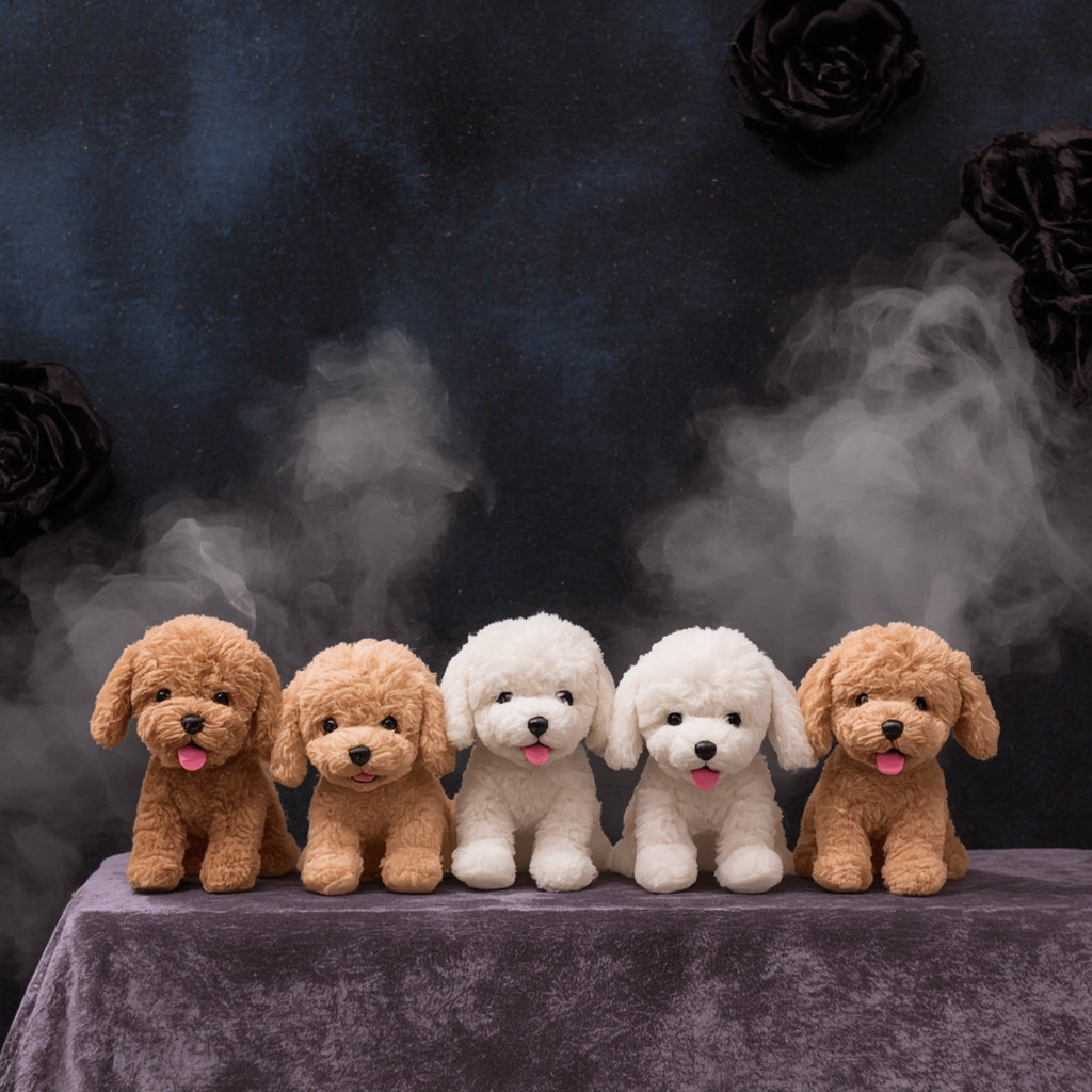 Electronic Walking and Barking Plush Dog Toy Interactive Puppy Dog with Remote Control Leash for Kids Toddler Gifts