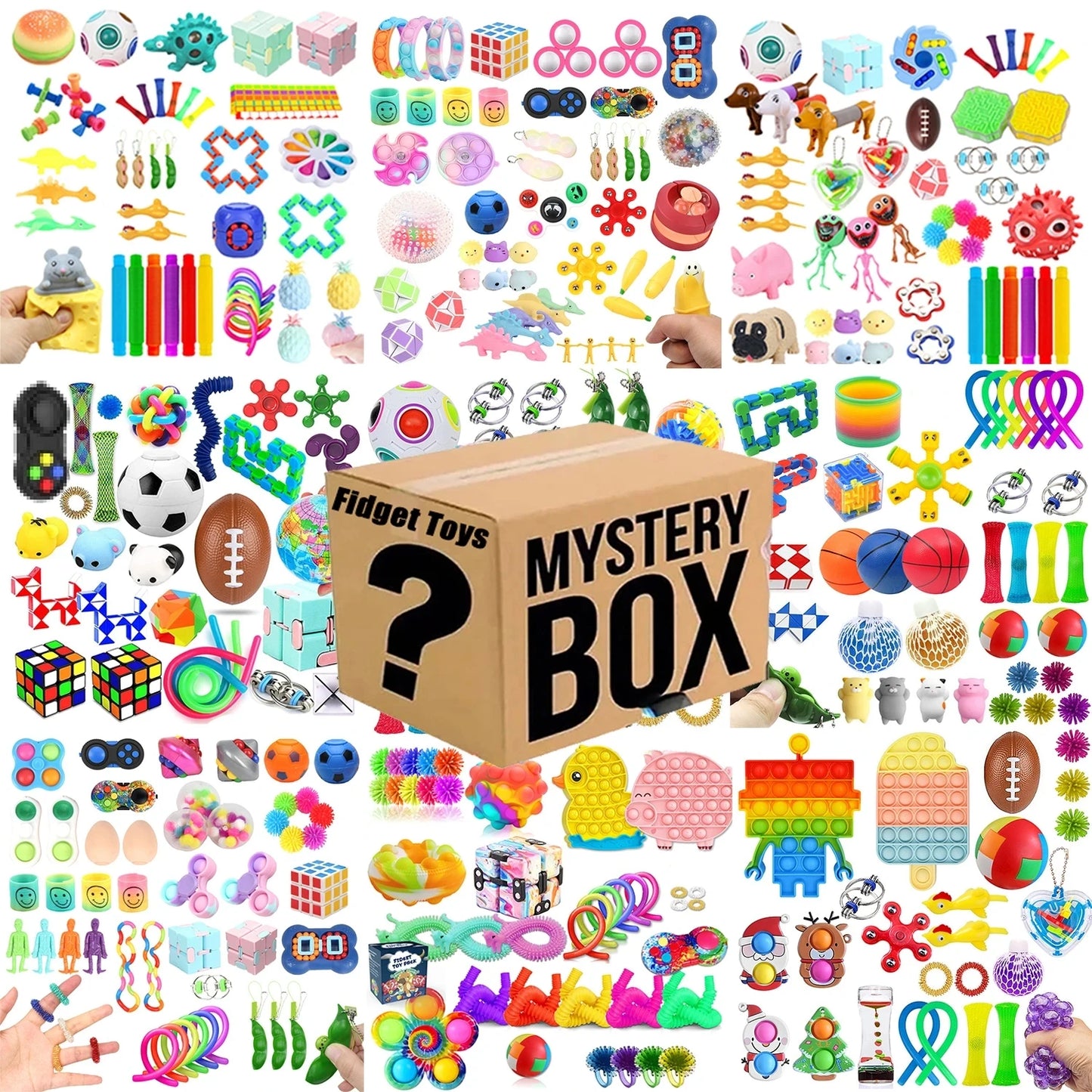 Mystery Fidget Toy Pack – Sensory Stress Relief Set for Kids | ADHD & Autism-Friendly Surprise Gift