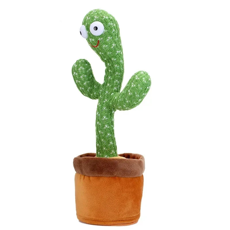 Interactive Dancing Cactus Toy – Sings, Talks & Repeats | Fun Plush Gift for Kids