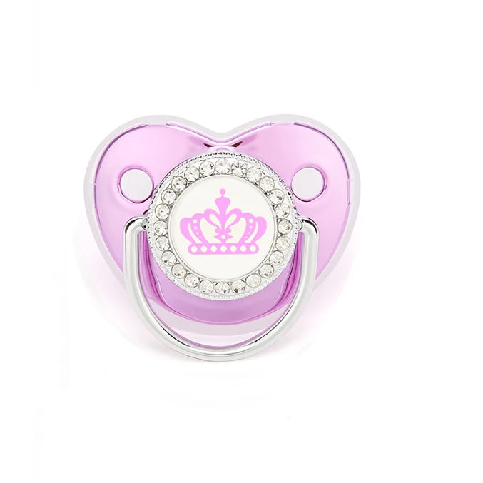 Premium Newborn Pacifier – BPA-Free Silicone Baby Dummy with "I Love Mum/Dad" Design | Perfect Baby Shower Gift