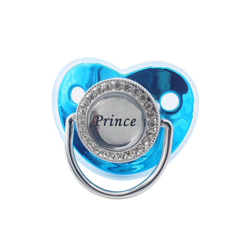 Premium Newborn Pacifier – BPA-Free Silicone Baby Dummy with "I Love Mum/Dad" Design | Perfect Baby Shower Gift