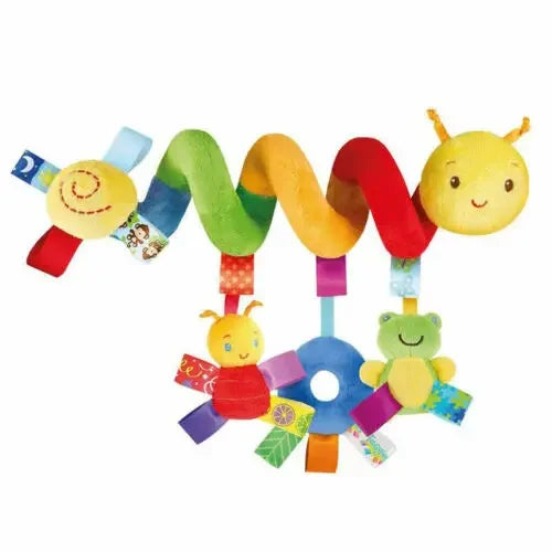 Musical Spiral Activity Toy – Hanging Rattle for Crib, Stroller & Car Seat