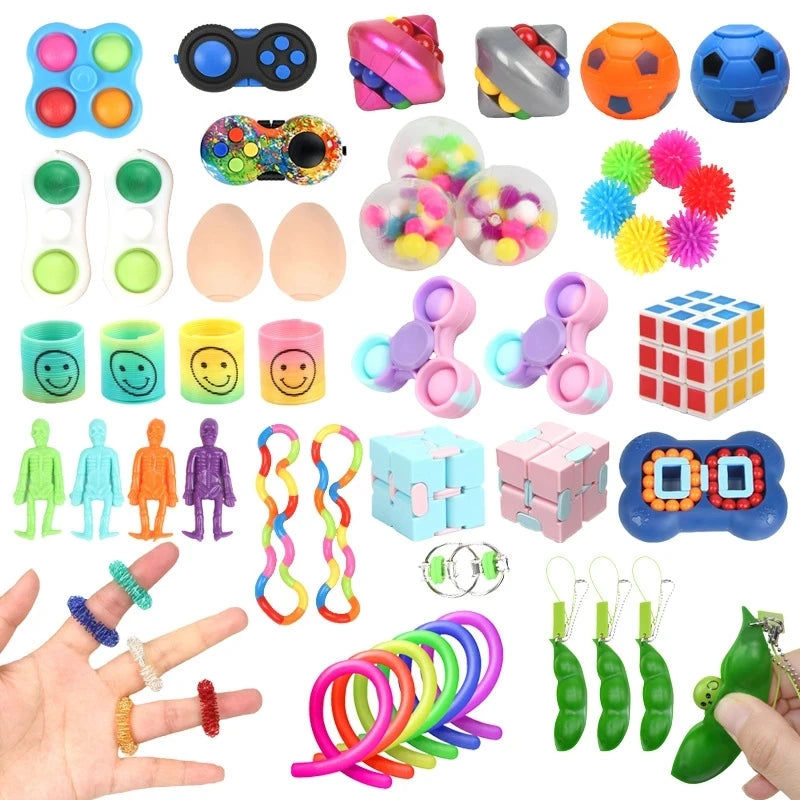 Mystery Fidget Toy Pack – Sensory Stress Relief Set for Kids | ADHD & Autism-Friendly Surprise Gift