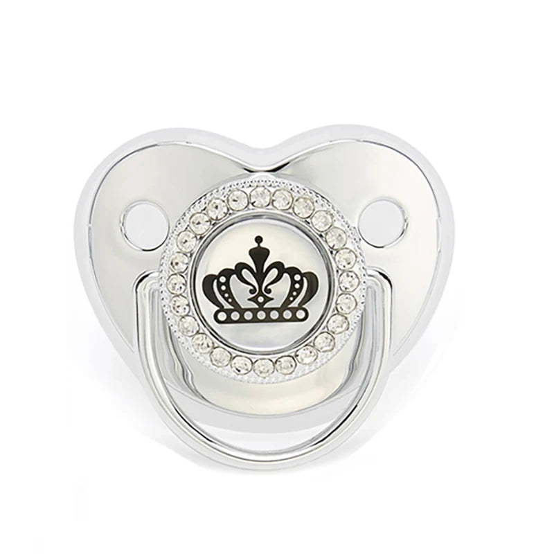 Premium Newborn Pacifier – BPA-Free Silicone Baby Dummy with "I Love Mum/Dad" Design | Perfect Baby Shower Gift