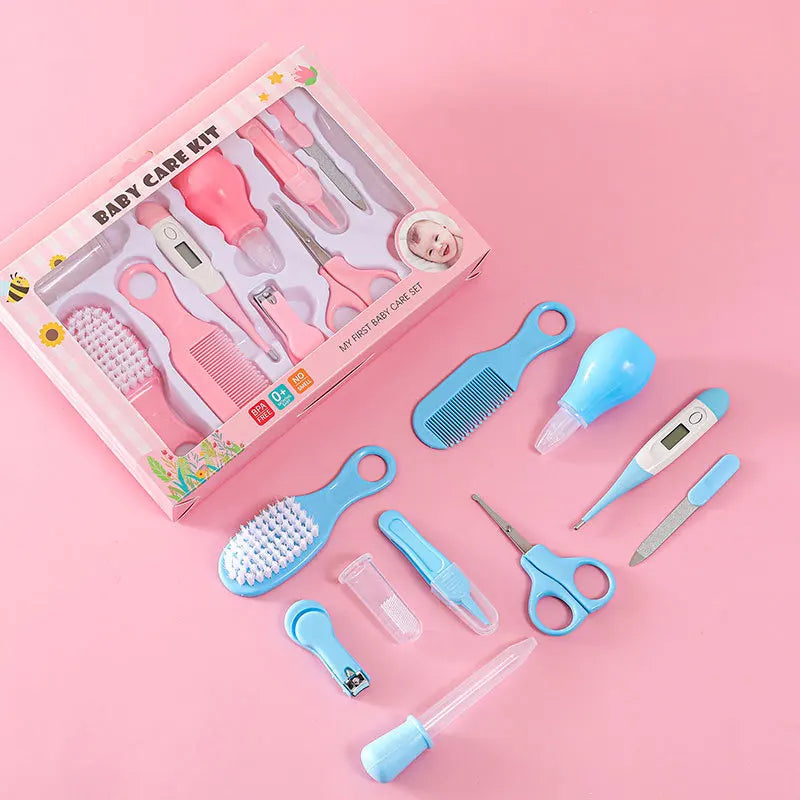 10-in-1 Baby Grooming Kit – Safe & Gentle Care Set for Newborns | Nail Clippers, Brush, Comb & More – Perfect Baby Shower Gift