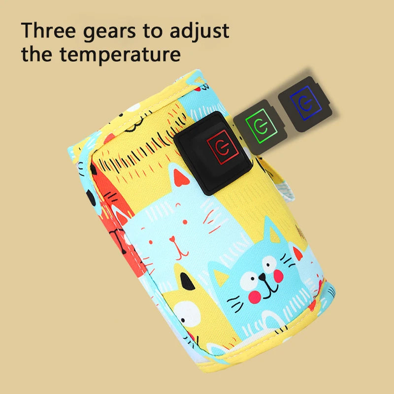 Keep Baby’s Milk Warm Anywhere – USB Bottle Warmer for Travel & Stroller | Perfect Gift for Moms