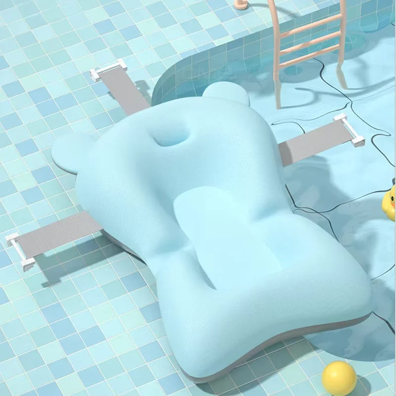 Foldable Baby Bath Support Pad – Adjustable Floating Infant Seat & Safety Hammock