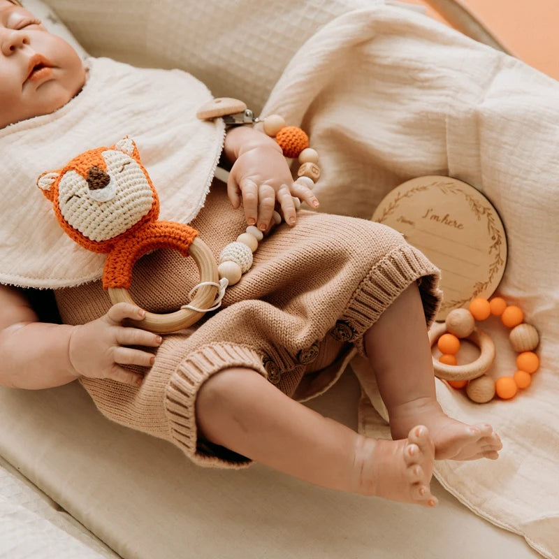 Newborn Gift Box – Cotton Towel, Blanket, Milestone Cards & Wooden Baby Essentials for a Perfect Birth Present
