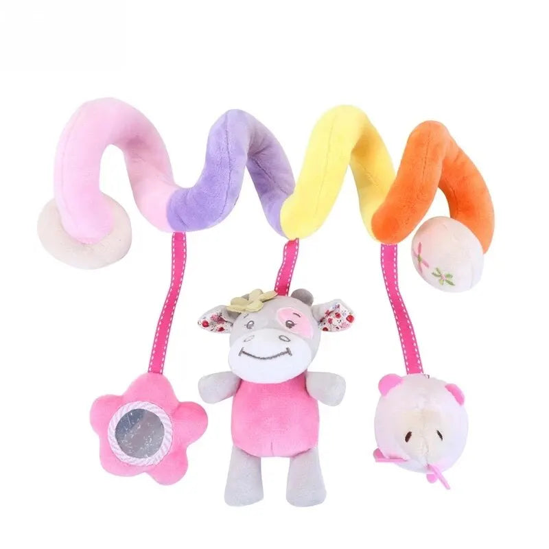 Musical Spiral Activity Toy – Hanging Rattle for Crib, Stroller & Car Seat