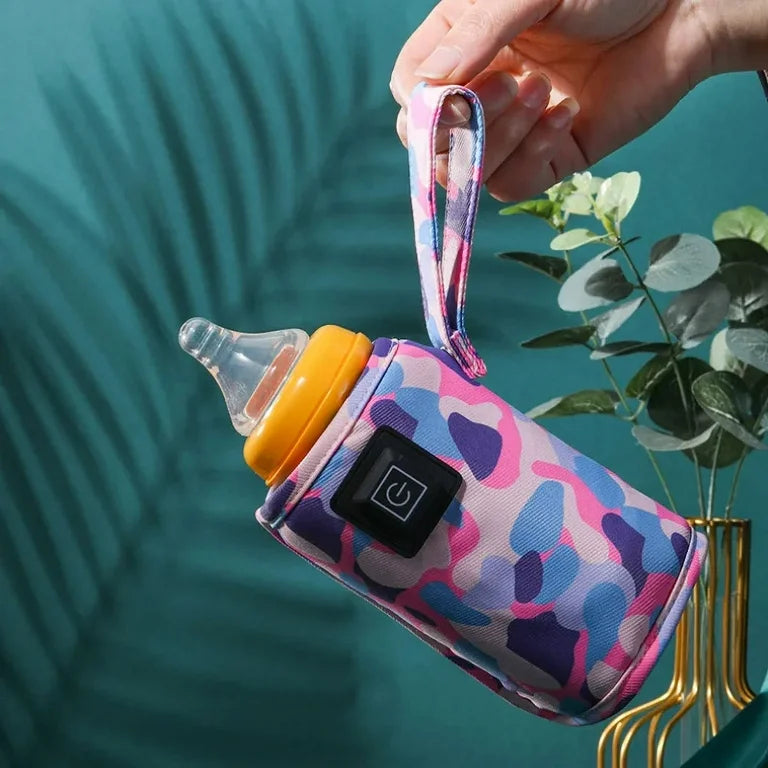 Keep Baby’s Milk Warm Anywhere – USB Bottle Warmer for Travel & Stroller | Perfect Gift for Moms
