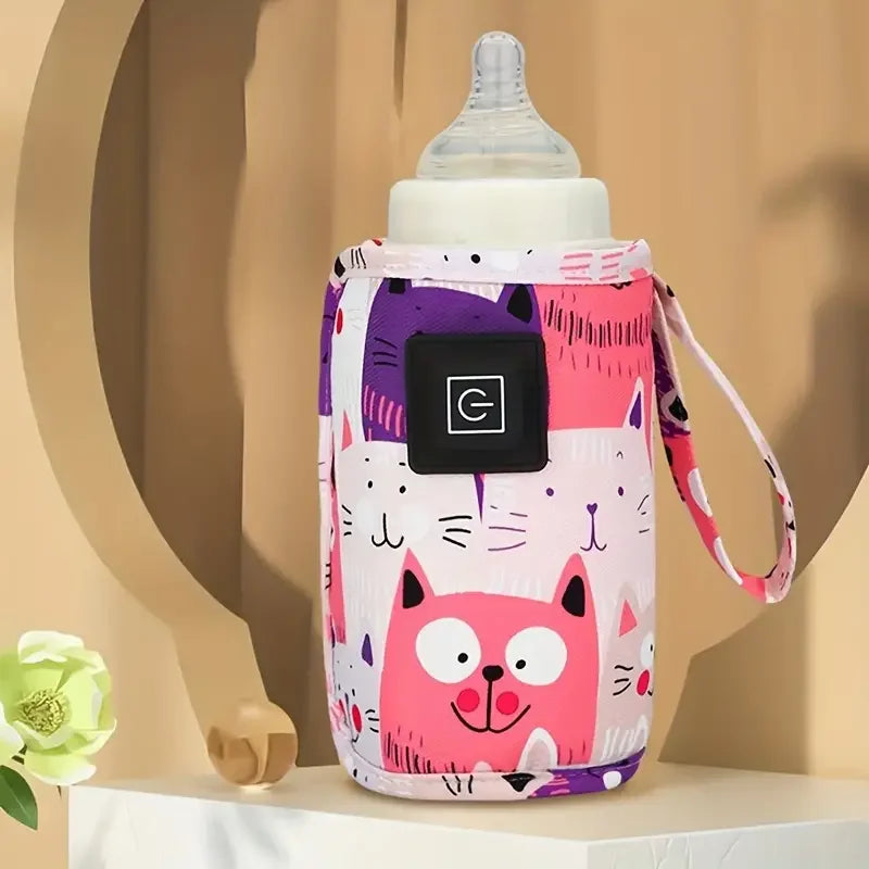 Keep Baby’s Milk Warm Anywhere – USB Bottle Warmer for Travel & Stroller | Perfect Gift for Moms