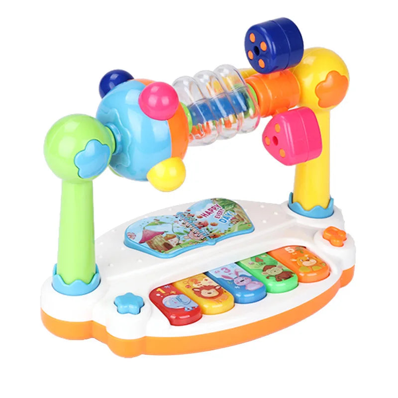 Musical Baby Piano Toy – Rotating Keyboard with Lights & Sounds | Early Learning Music Toy for Toddlers