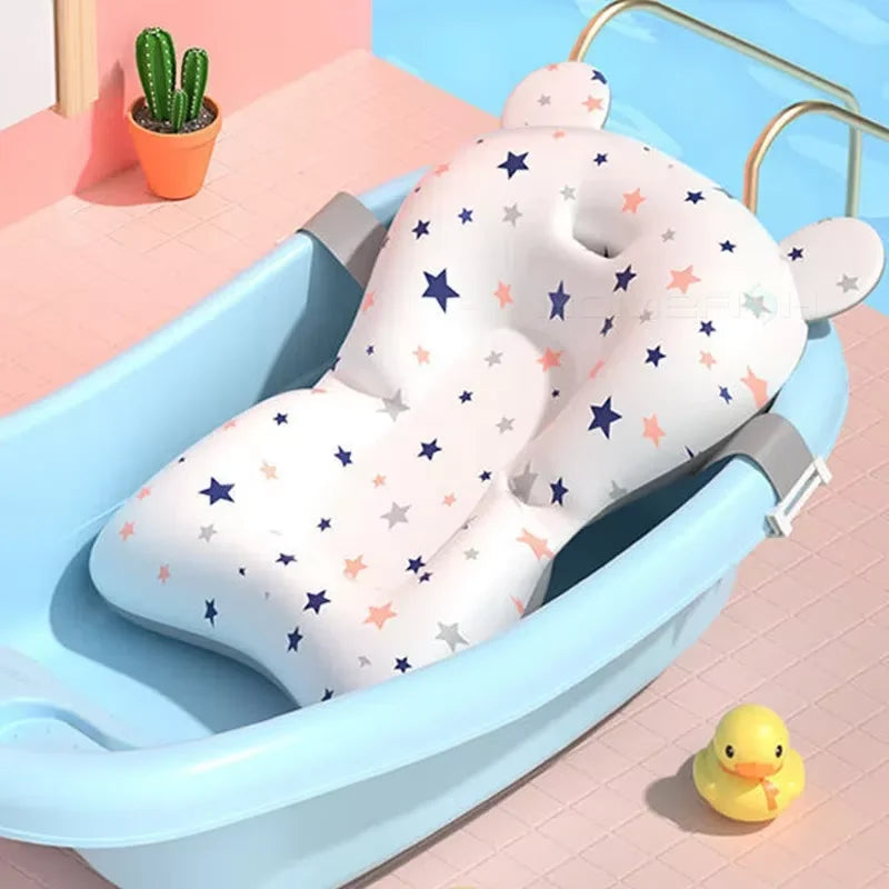 Foldable Baby Bath Support Pad – Adjustable Floating Infant Seat & Safety Hammock