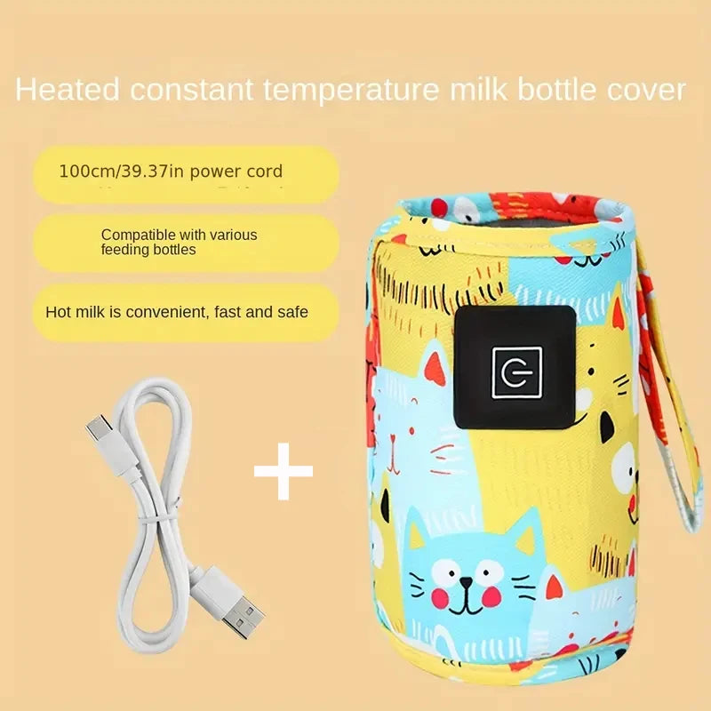 Keep Baby’s Milk Warm Anywhere – USB Bottle Warmer for Travel & Stroller | Perfect Gift for Moms