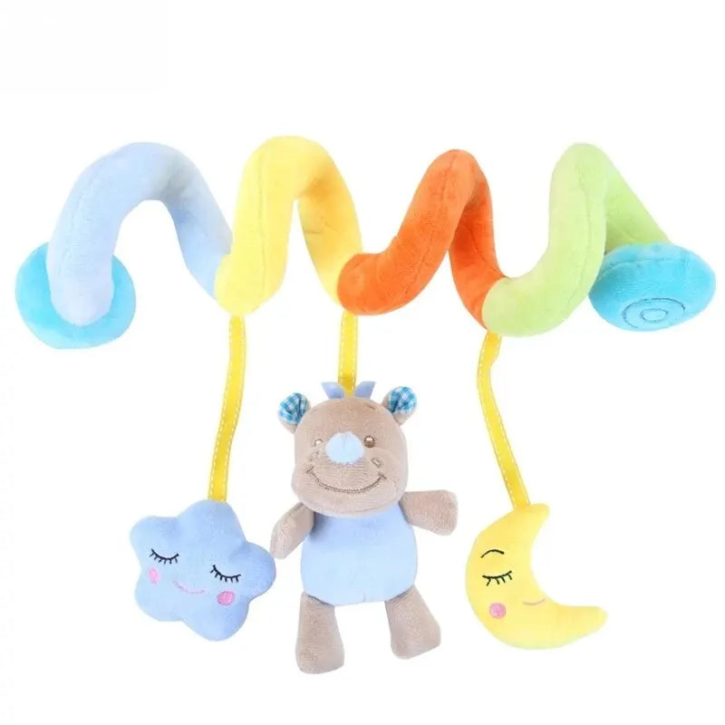 Musical Spiral Activity Toy – Hanging Rattle for Crib, Stroller & Car Seat
